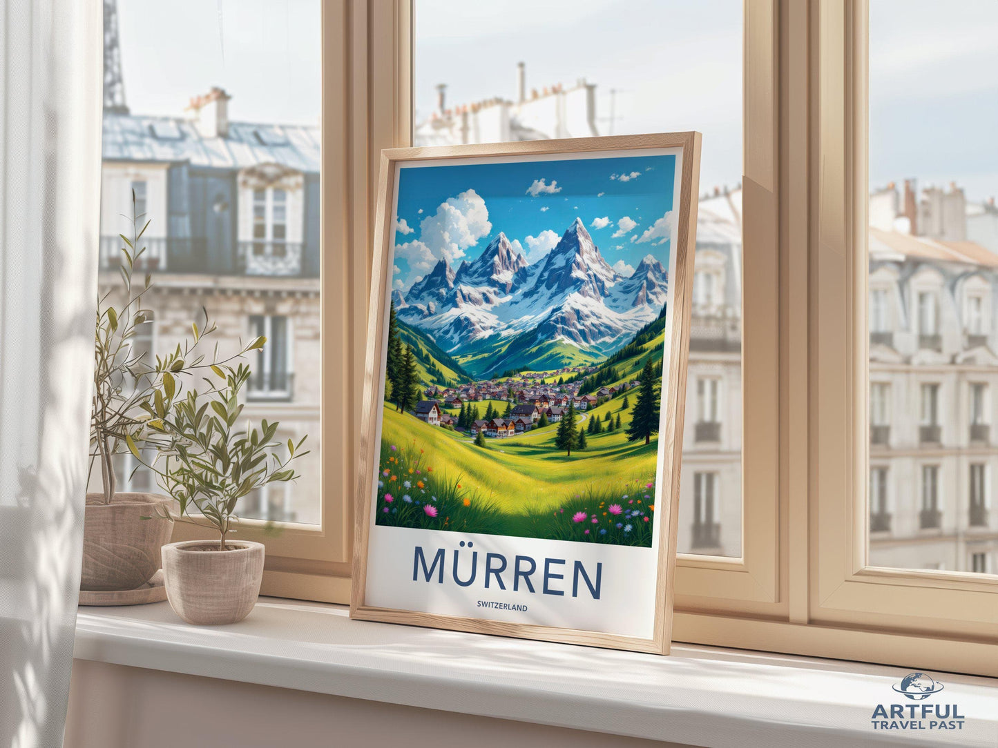 Mürren Poster - Switzerland Wall Art