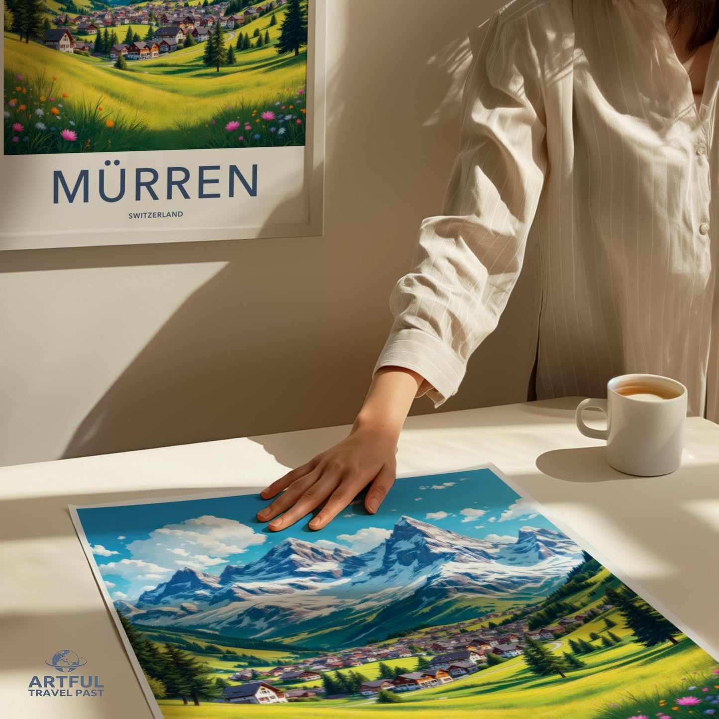Mürren Poster - Switzerland Wall Art