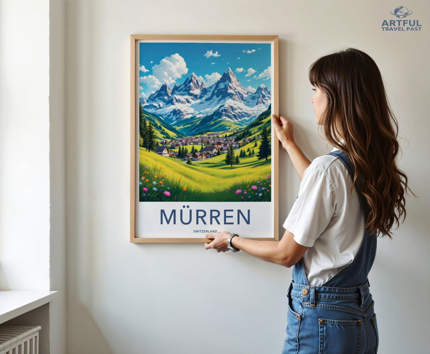 Mürren Poster - Switzerland Wall Art