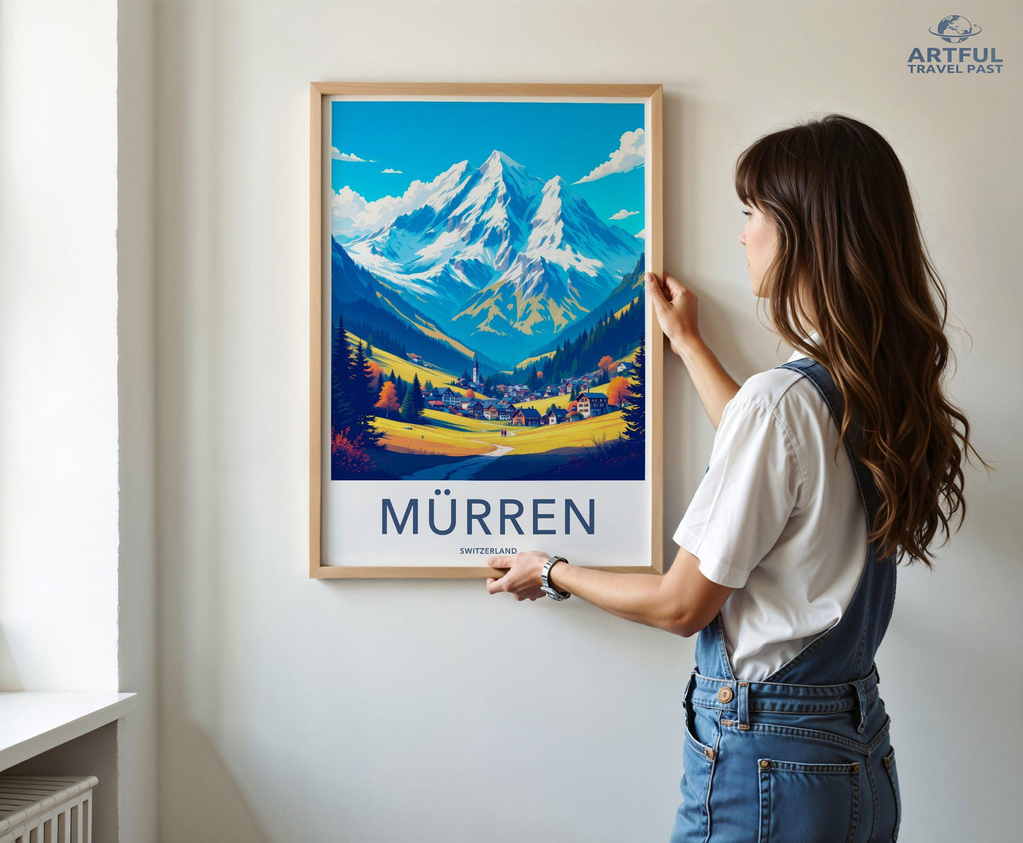 Mürren Poster - Switzerland Wall Art