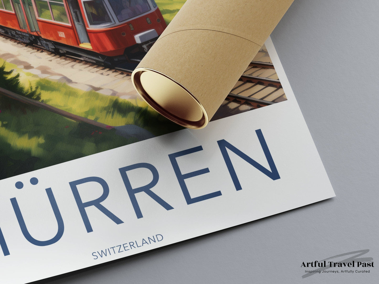 Mürren Poster - Switzerland Wall Art