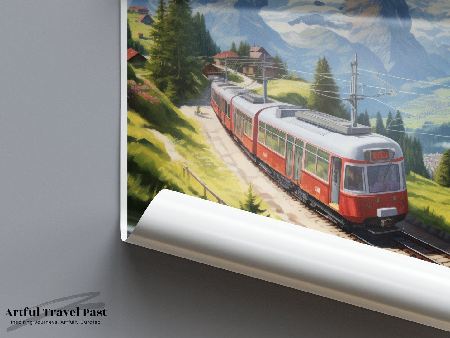 Mürren Poster - Switzerland Wall Art