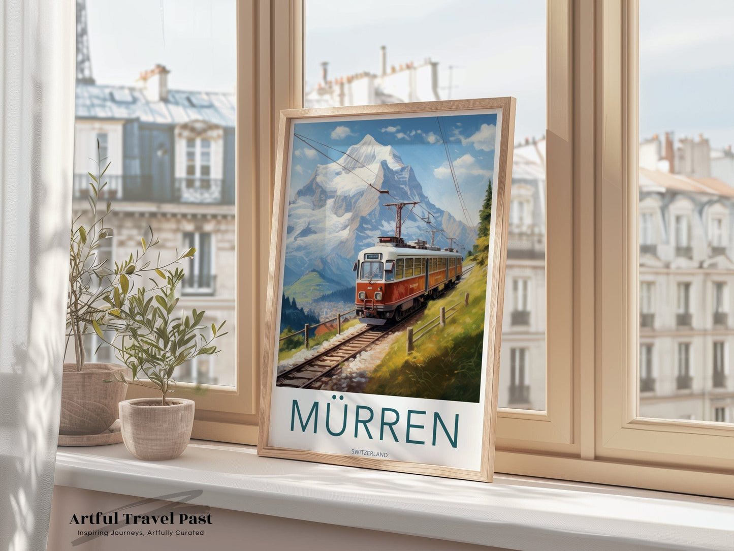 Mürren Poster - Switzerland Wall Art