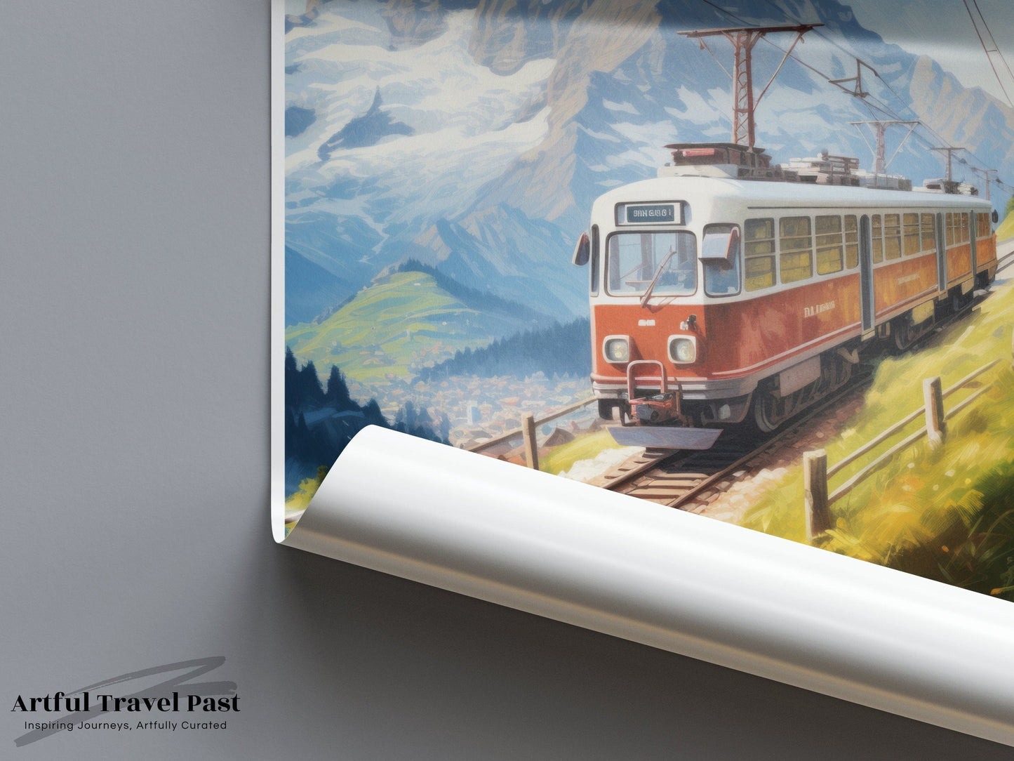Mürren Poster - Switzerland Wall Art
