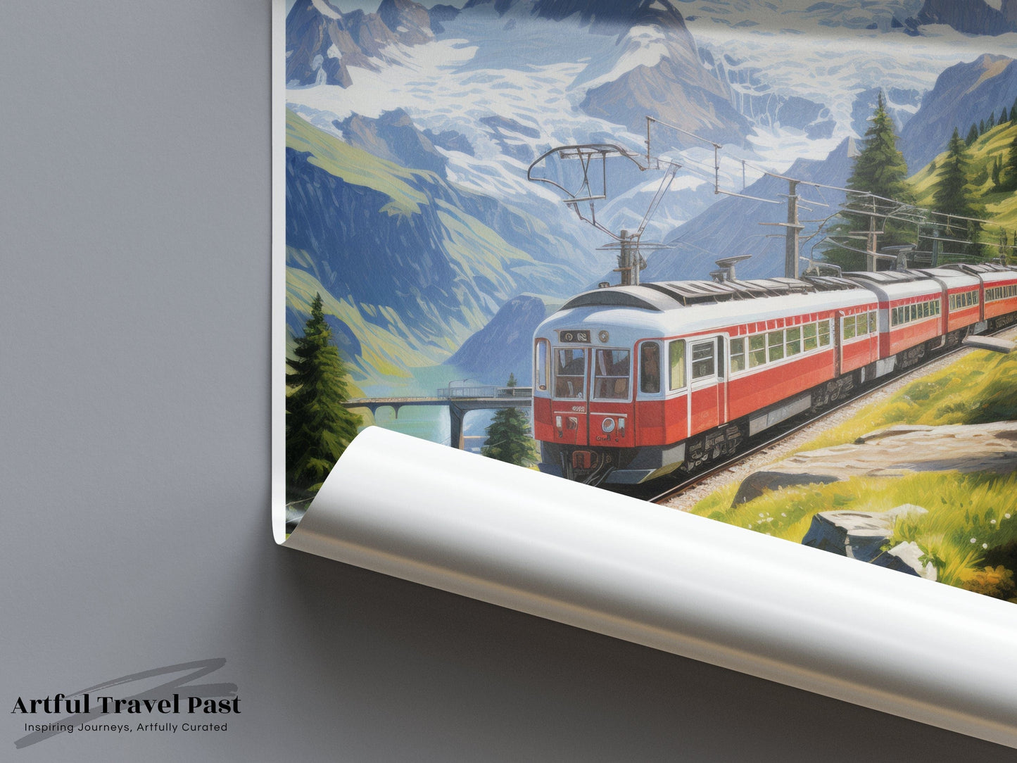 Murren Poster - Switzerland Wall Art