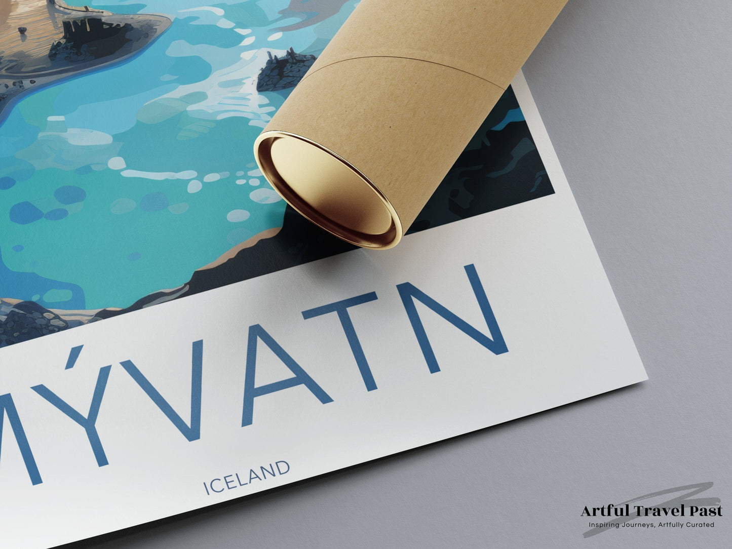 Myvatn Poster | North Iceland Wall Art | Iceland Artwork