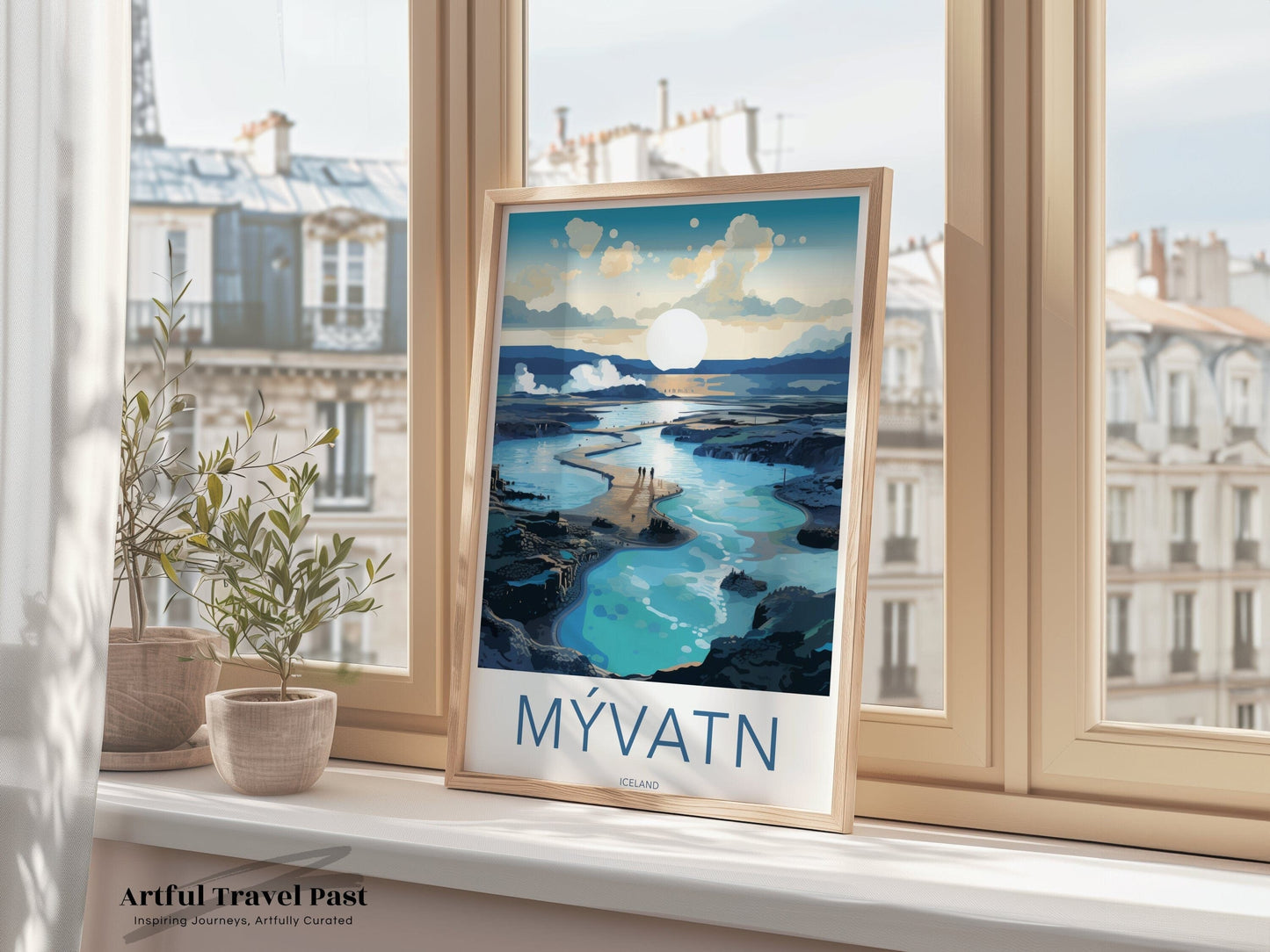 Myvatn Poster | North Iceland Wall Art | Iceland Artwork