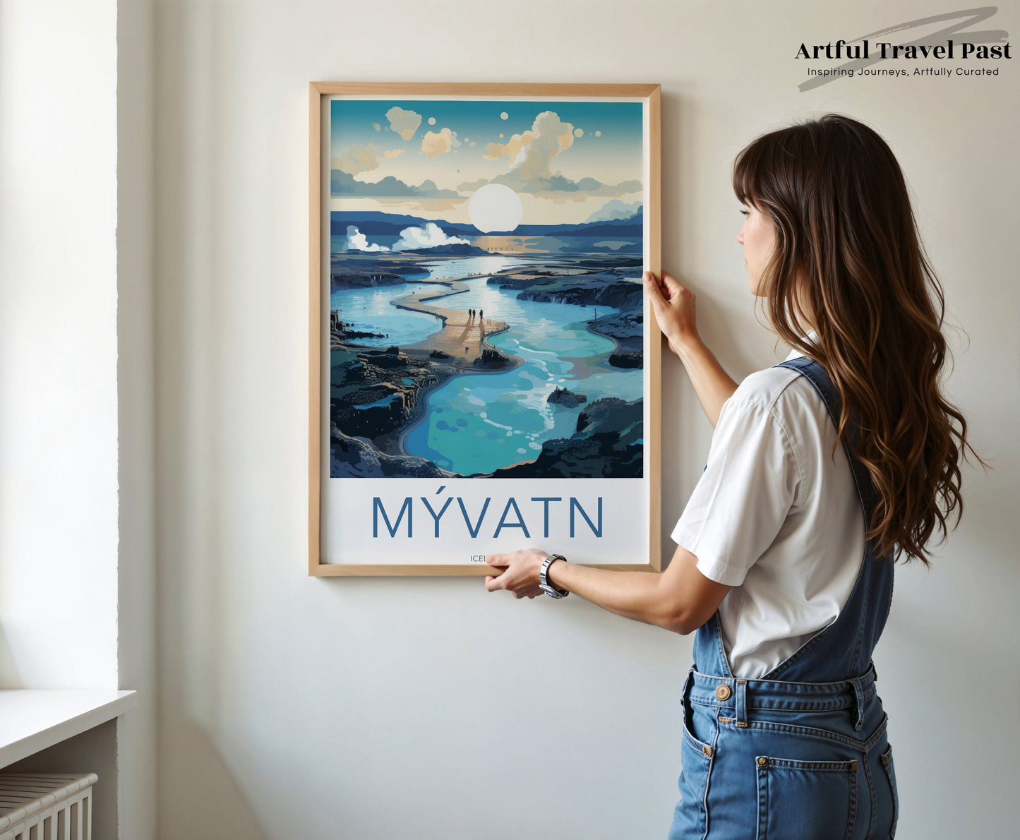 Myvatn Poster | North Iceland Wall Art | Iceland Artwork