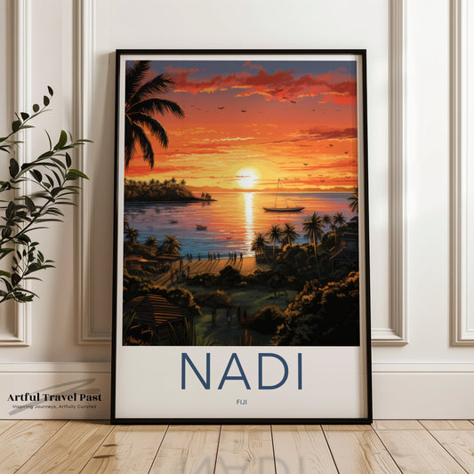 Nadi Poster - Fiji Wall Art