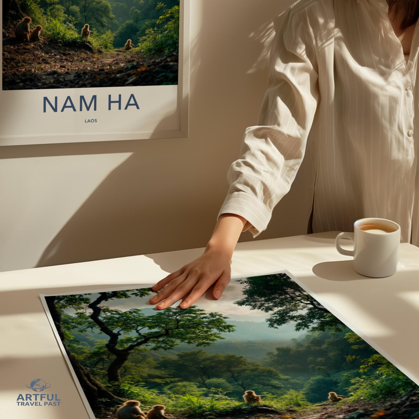 Nam Ha Poster - Laos Wall Art