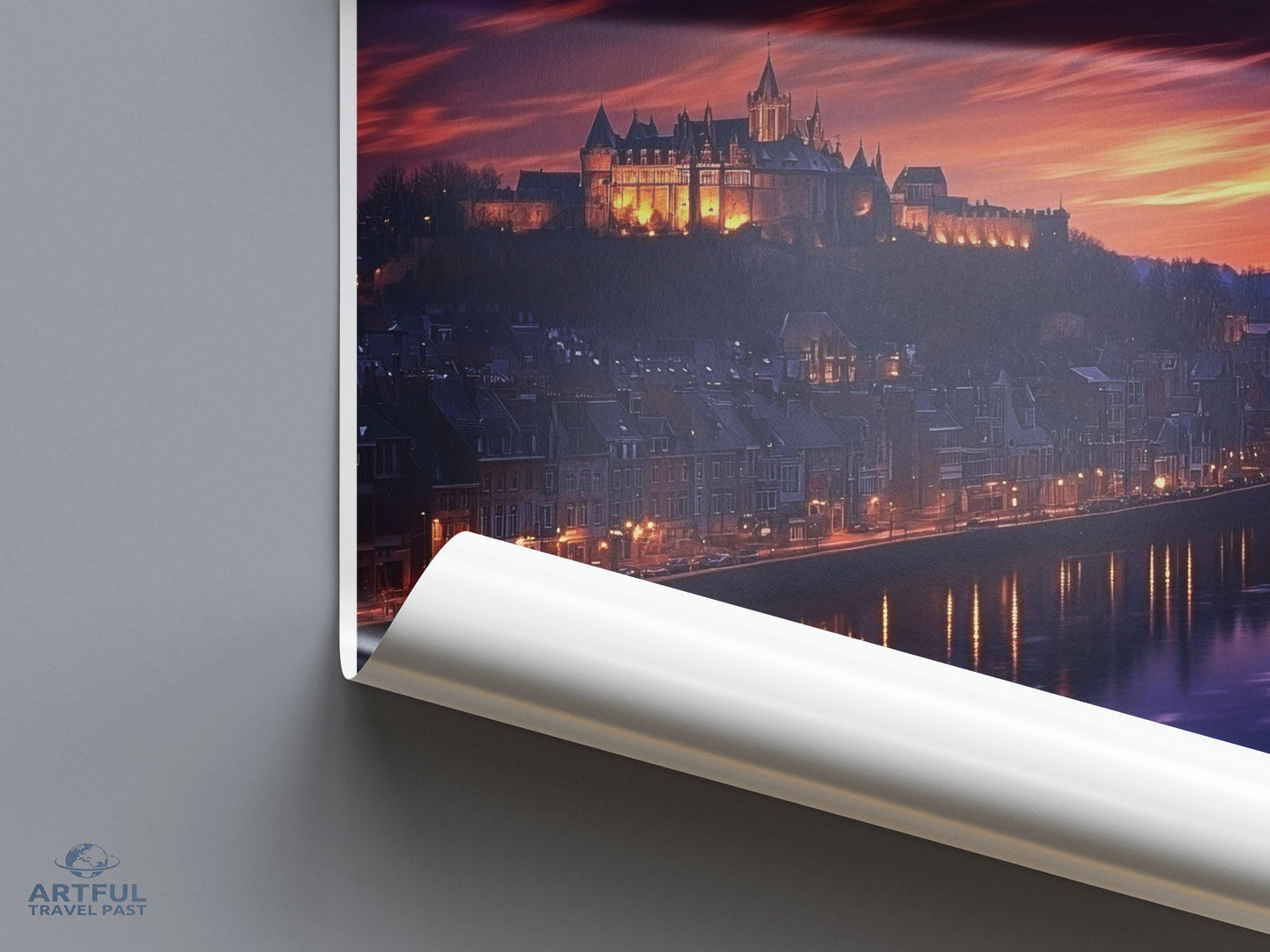 Namur Poster | Belgium Wall Art | Europe Decor