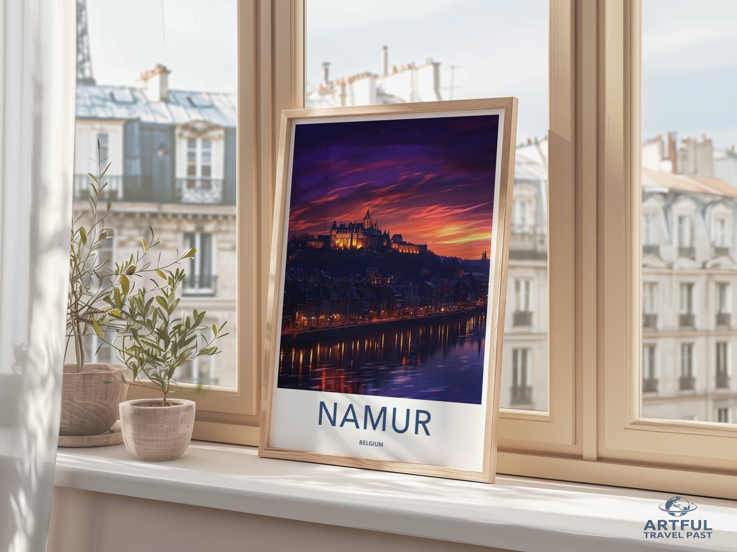 Namur Poster | Belgium Wall Art | Europe Decor