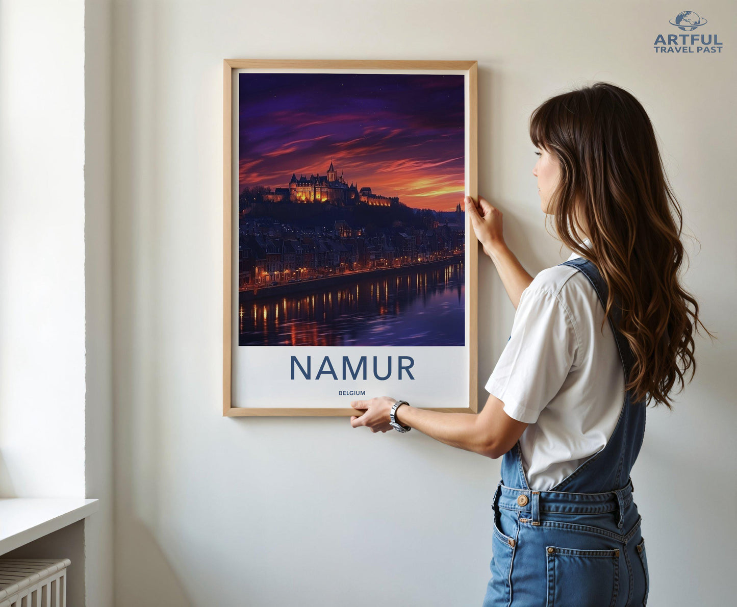 Namur Poster | Belgium Wall Art | Europe Decor