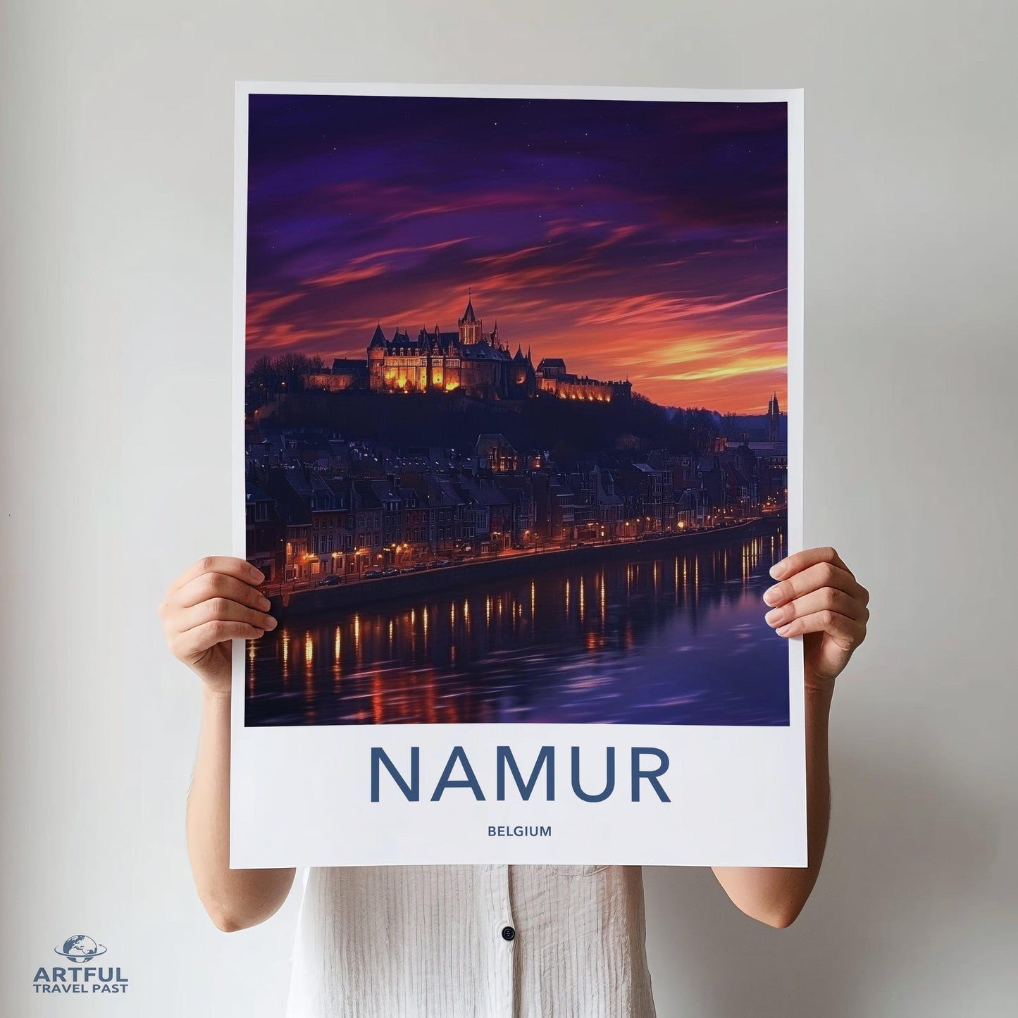 Namur Poster | Belgium Wall Art | Europe Decor