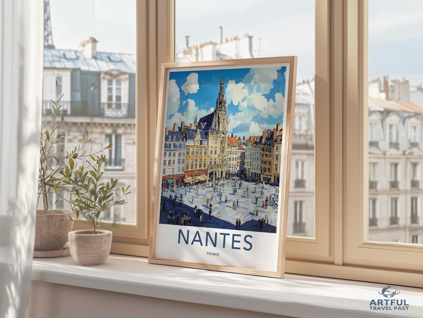 Nantes Poster – France Wall Art