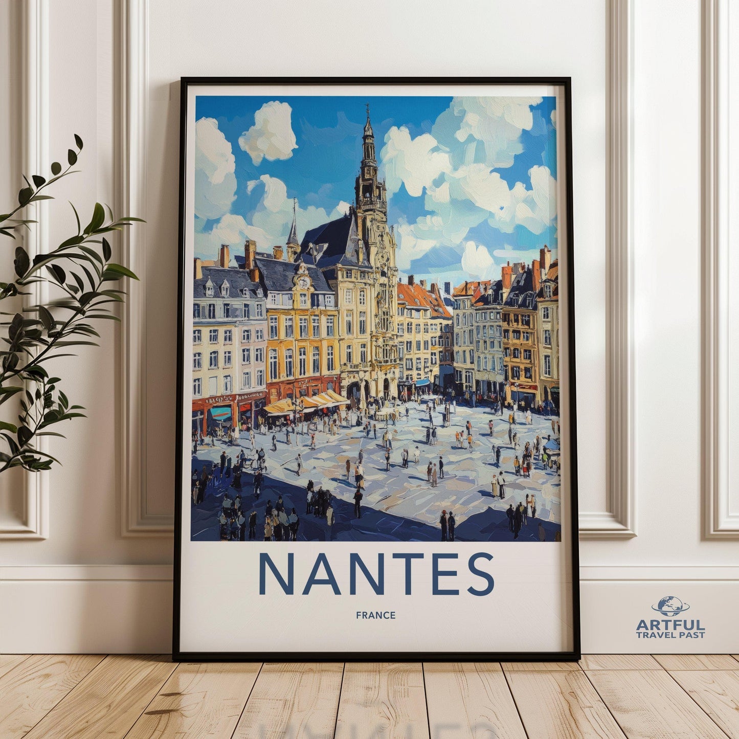 Nantes Poster – France Wall Art
