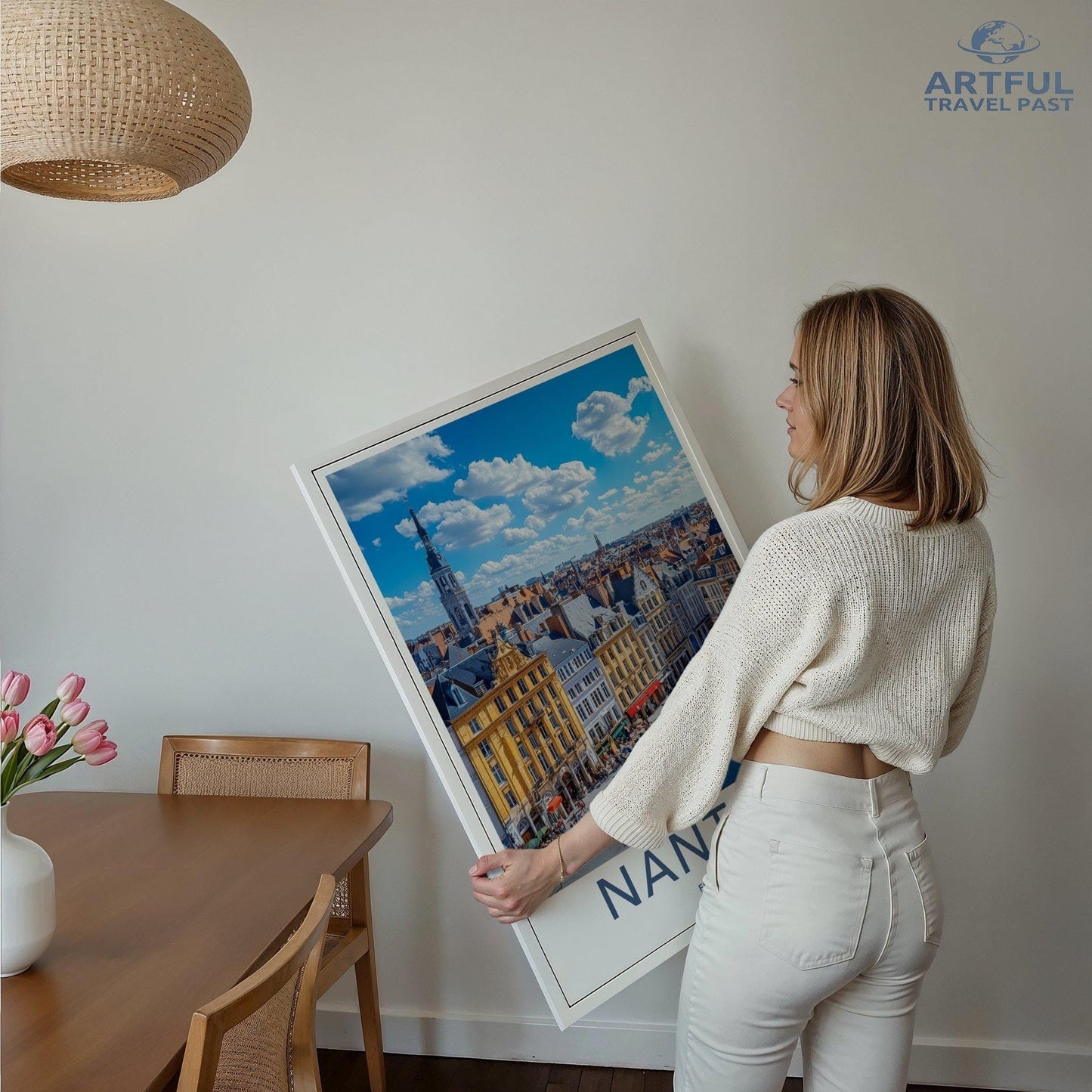 Nantes Poster | France Wall Art | Europe Decor