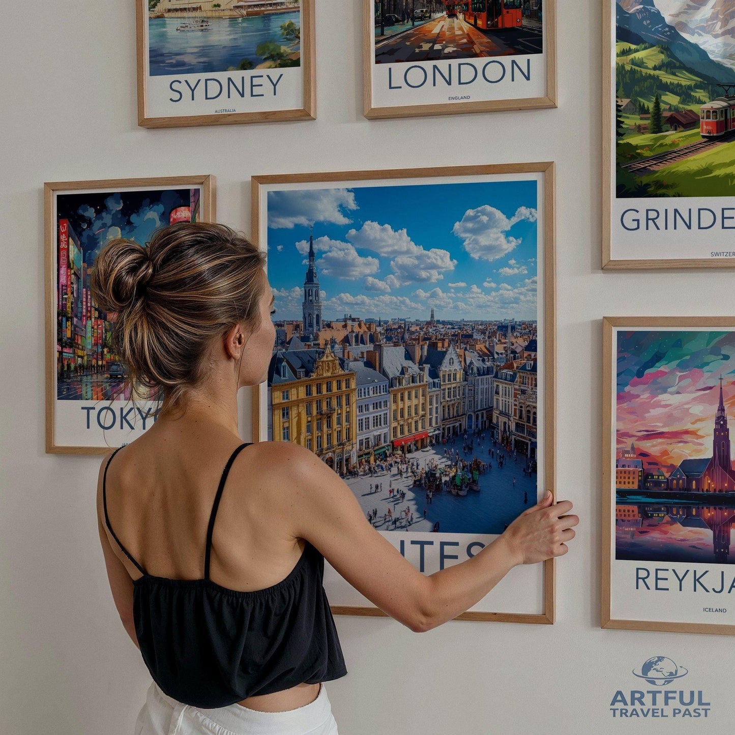 Nantes Poster | France Wall Art | Europe Decor