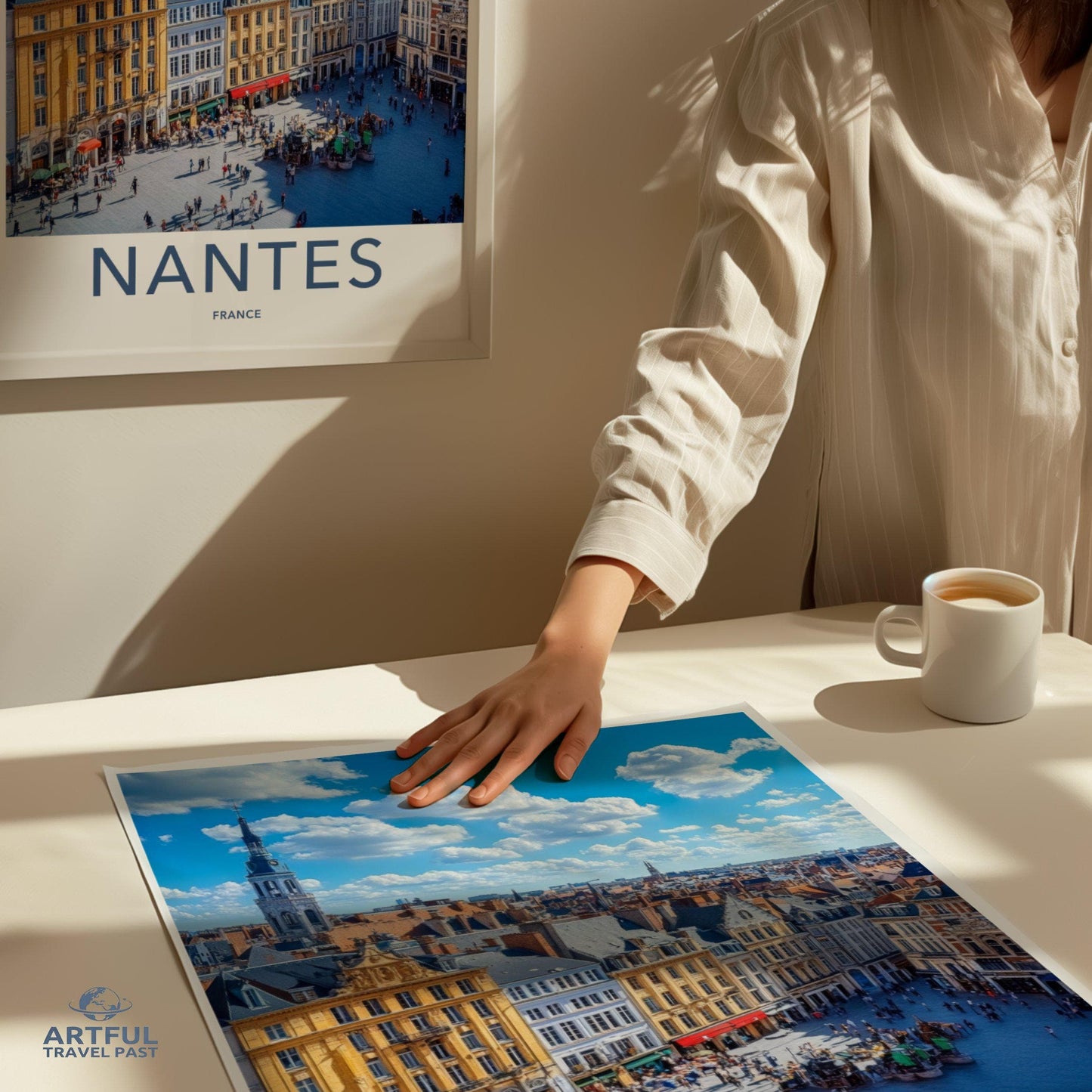 Nantes Poster | France Wall Art | Europe Decor