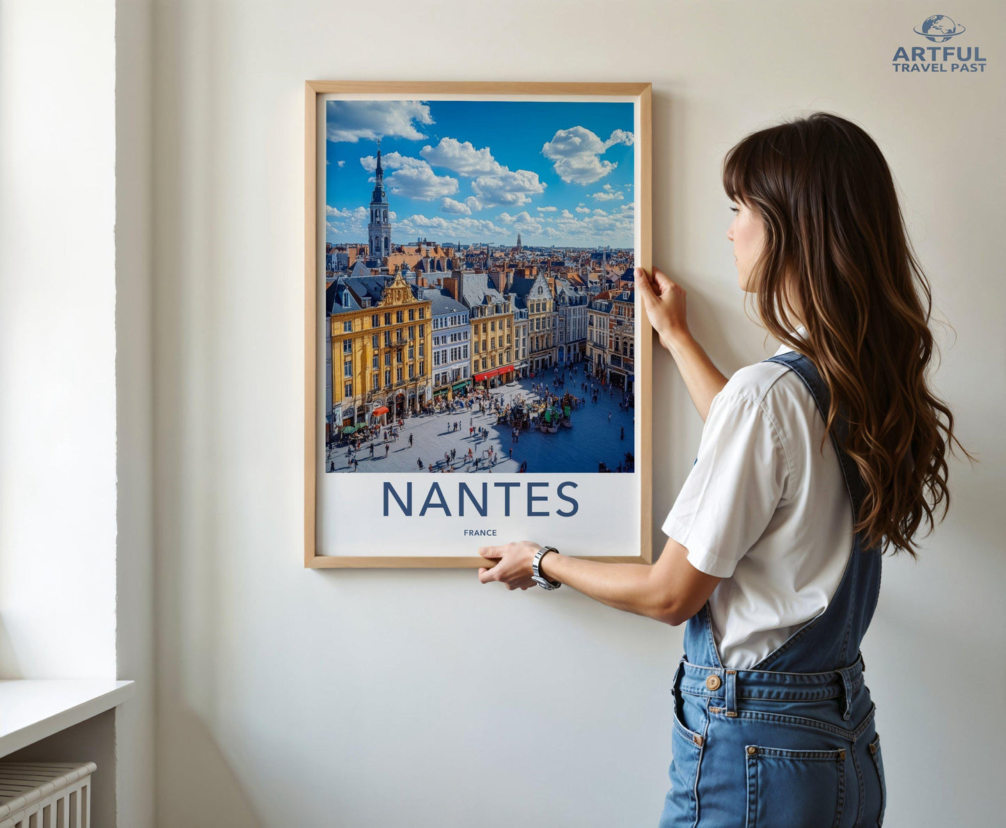 Nantes Poster | France Wall Art | Europe Decor