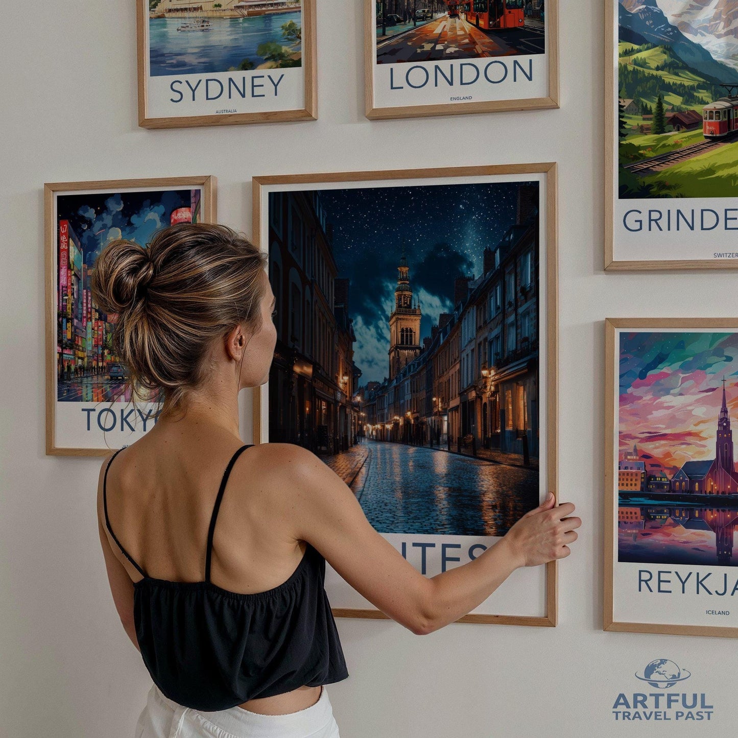 Nantes Poster | France Wall Art | Europe Decor