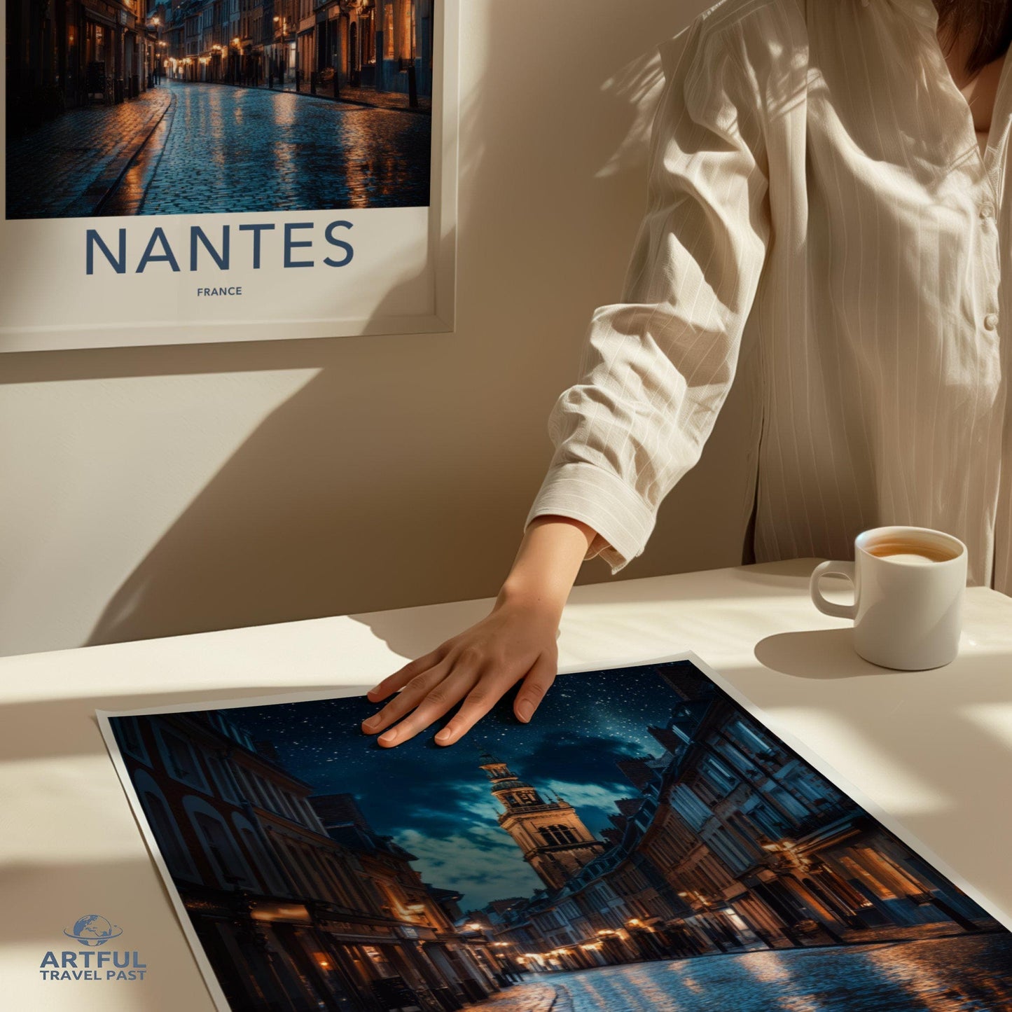 Nantes Poster | France Wall Art | Europe Decor