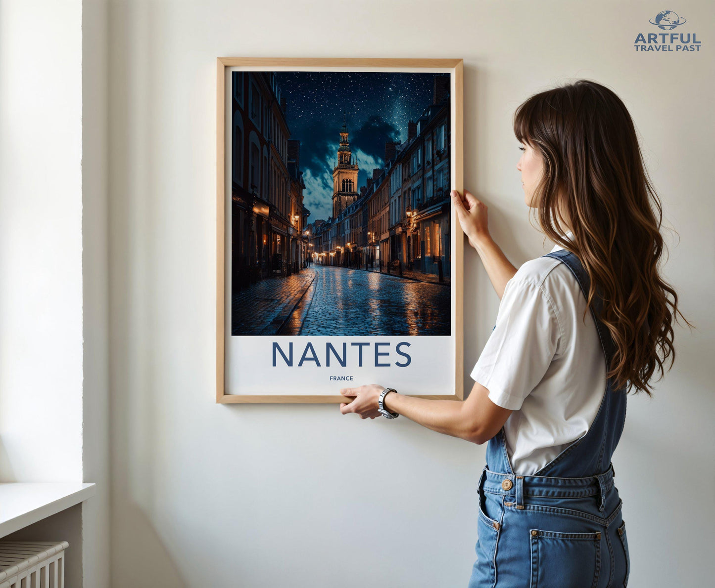 Nantes Poster | France Wall Art | Europe Decor