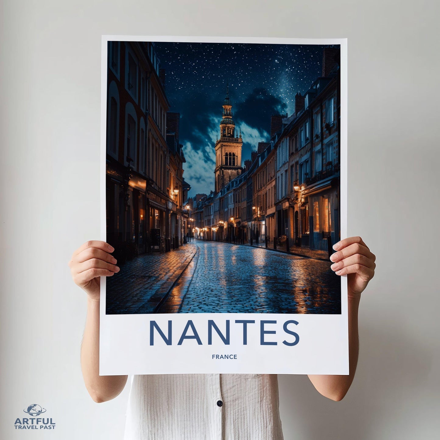 Nantes Poster | France Wall Art | Europe Decor