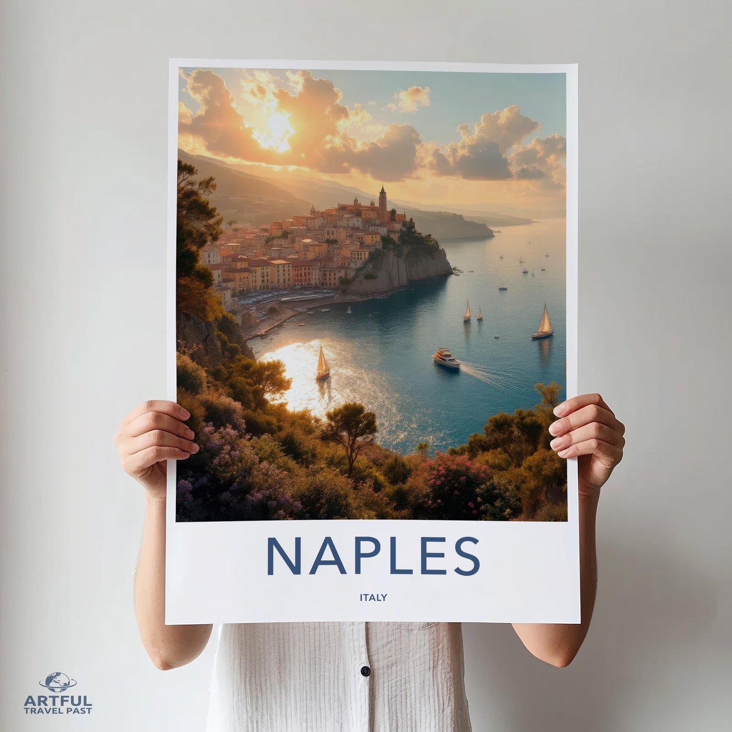 Naples Poster - Italy Wall Art