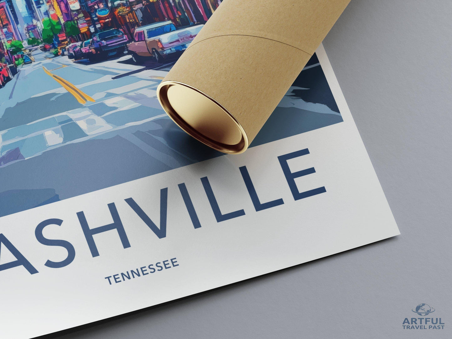 Nashville Poster - Tennessee Wall Art