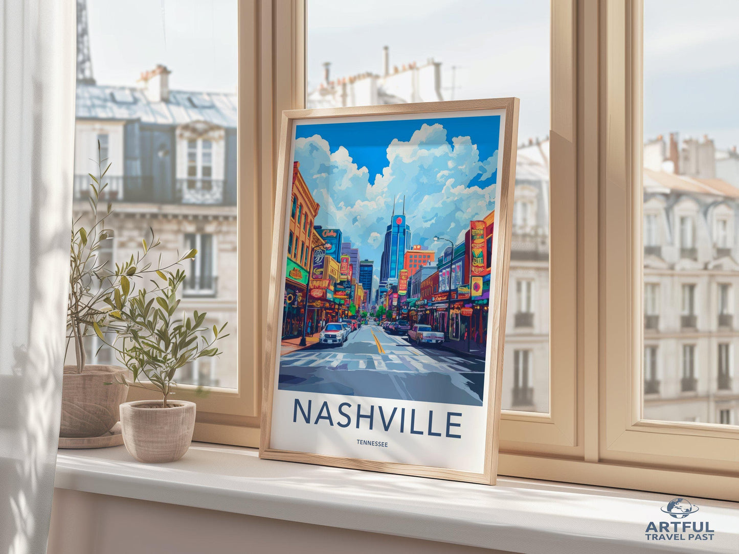 Nashville Poster - Tennessee Wall Art