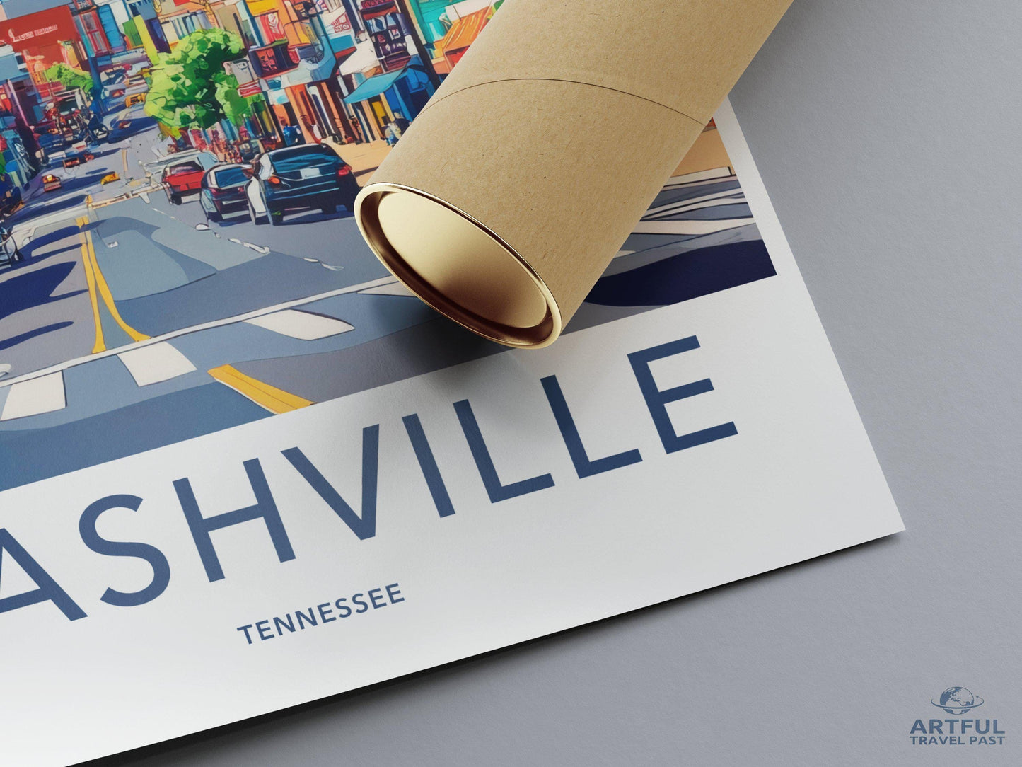 Nashville Poster | Tennessee Wall Art | America Decor