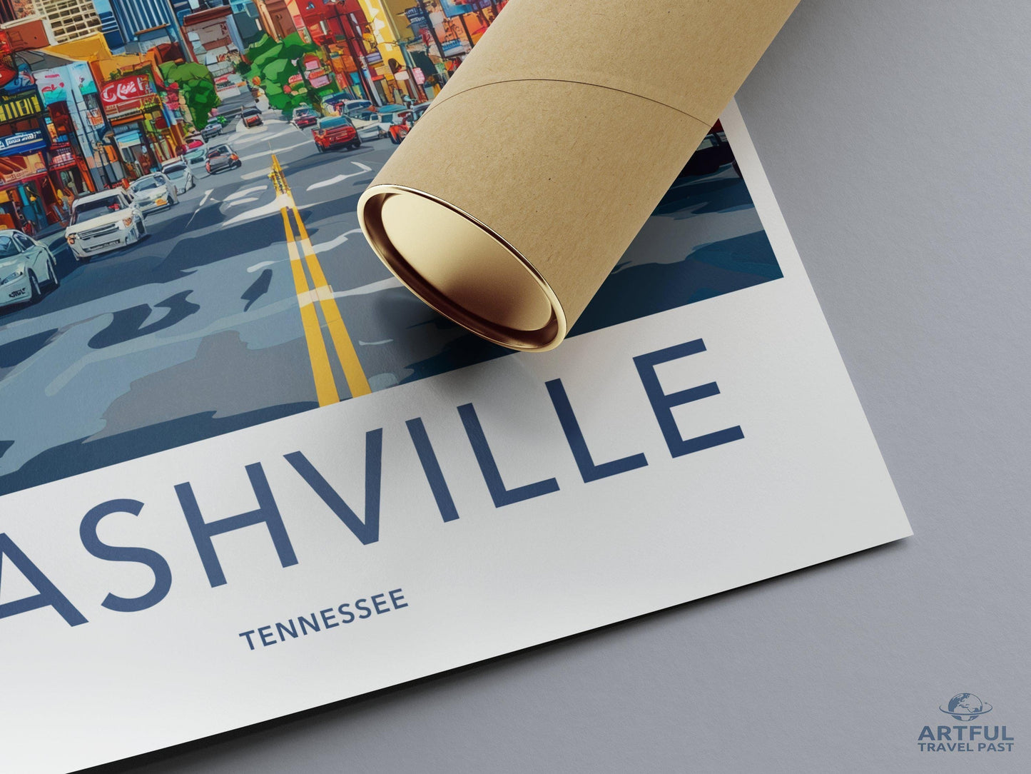 Nashville Poster | Tennessee Wall Art | America Decor
