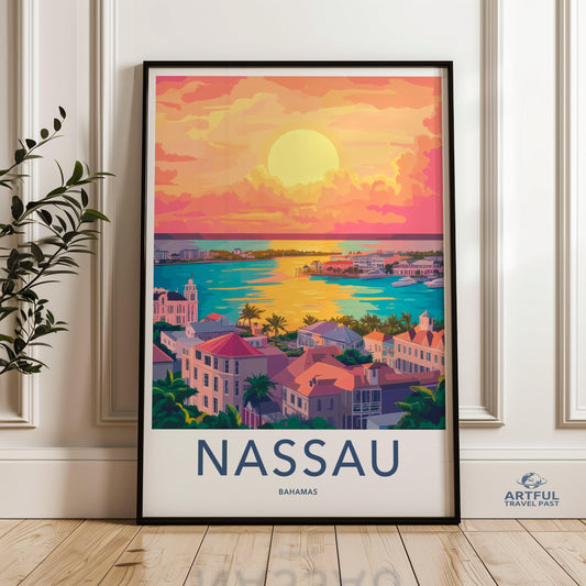 Nassau Poster - Bahamas Wall Art