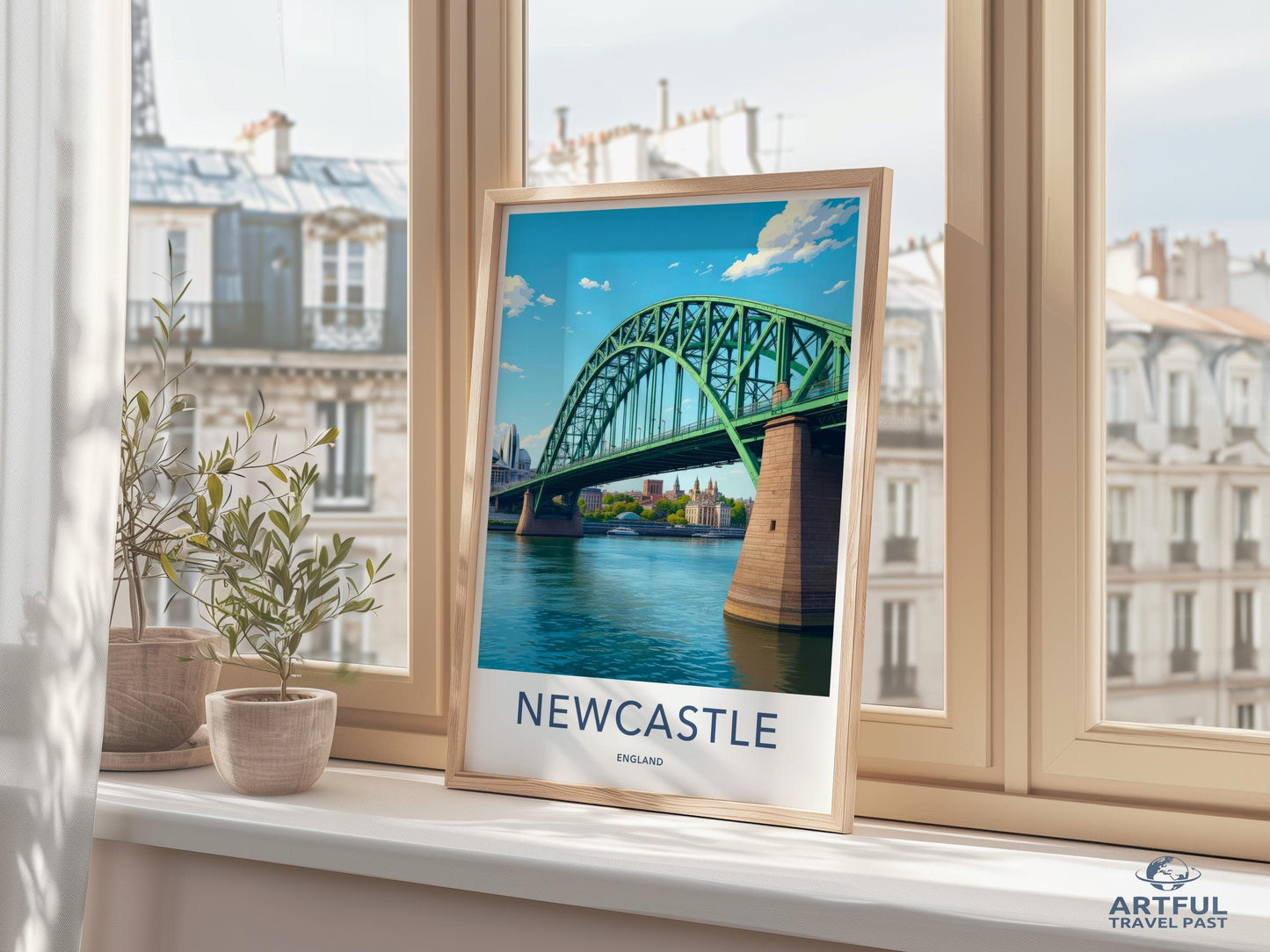 Newcastle Poster - England Wall Art