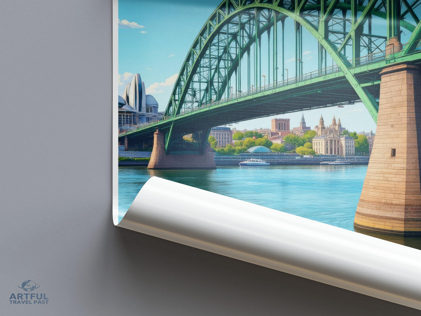 Newcastle Poster - England Wall Art