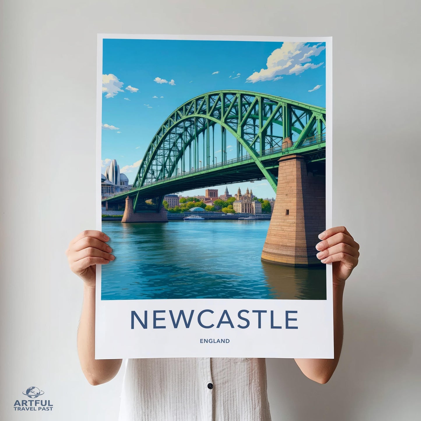 Newcastle Poster - England Wall Art