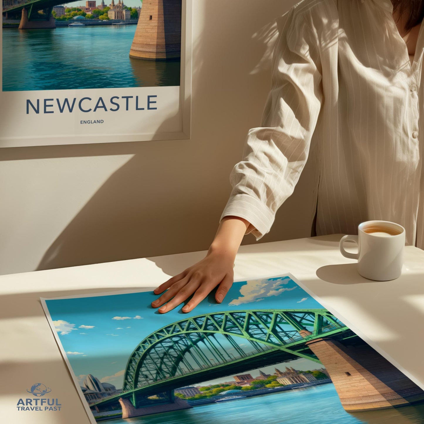 Newcastle Poster - England Wall Art