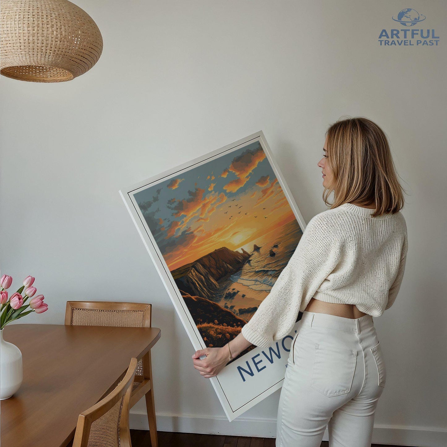 Newquay Poster - Cornwall Wall Art