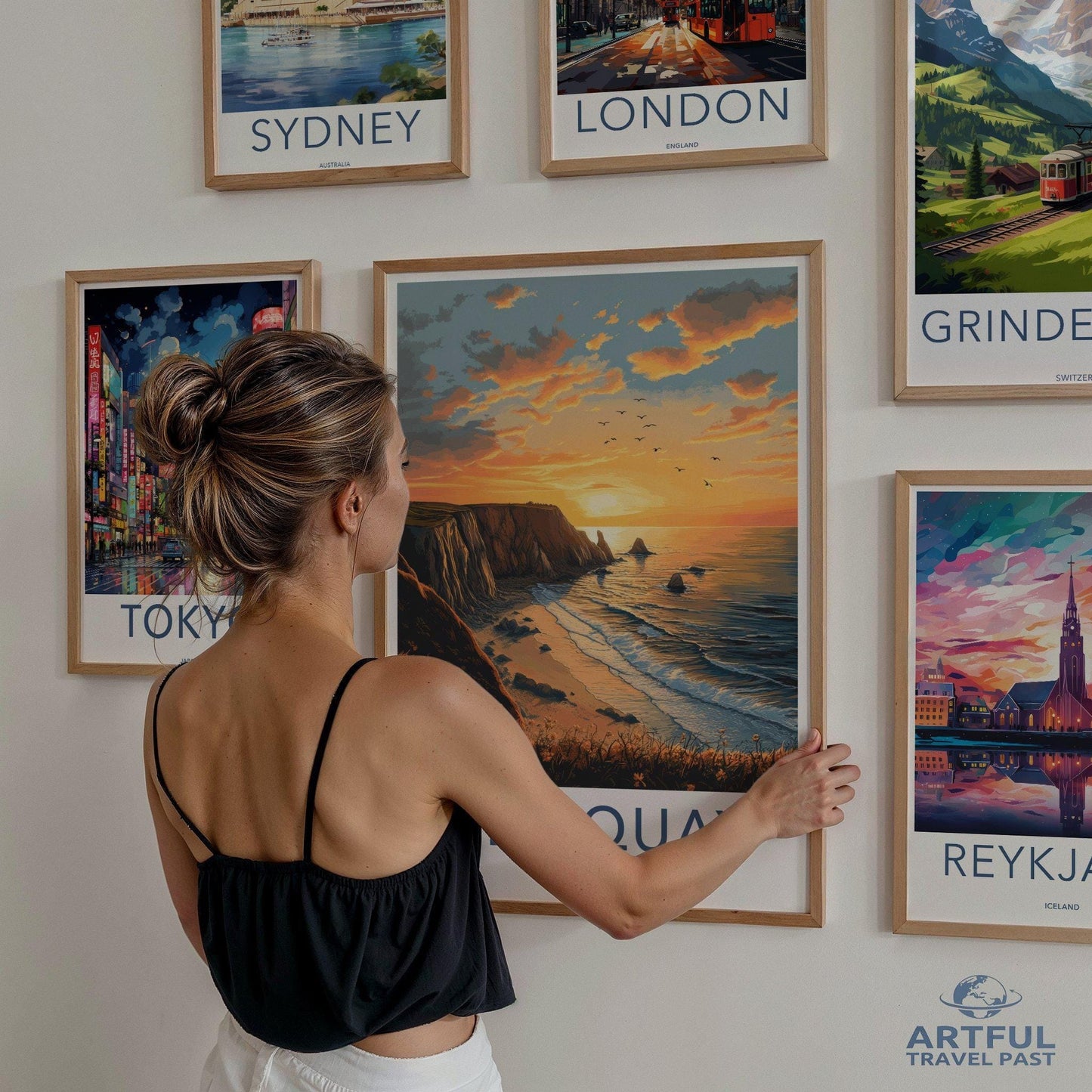 Newquay Poster - Cornwall Wall Art