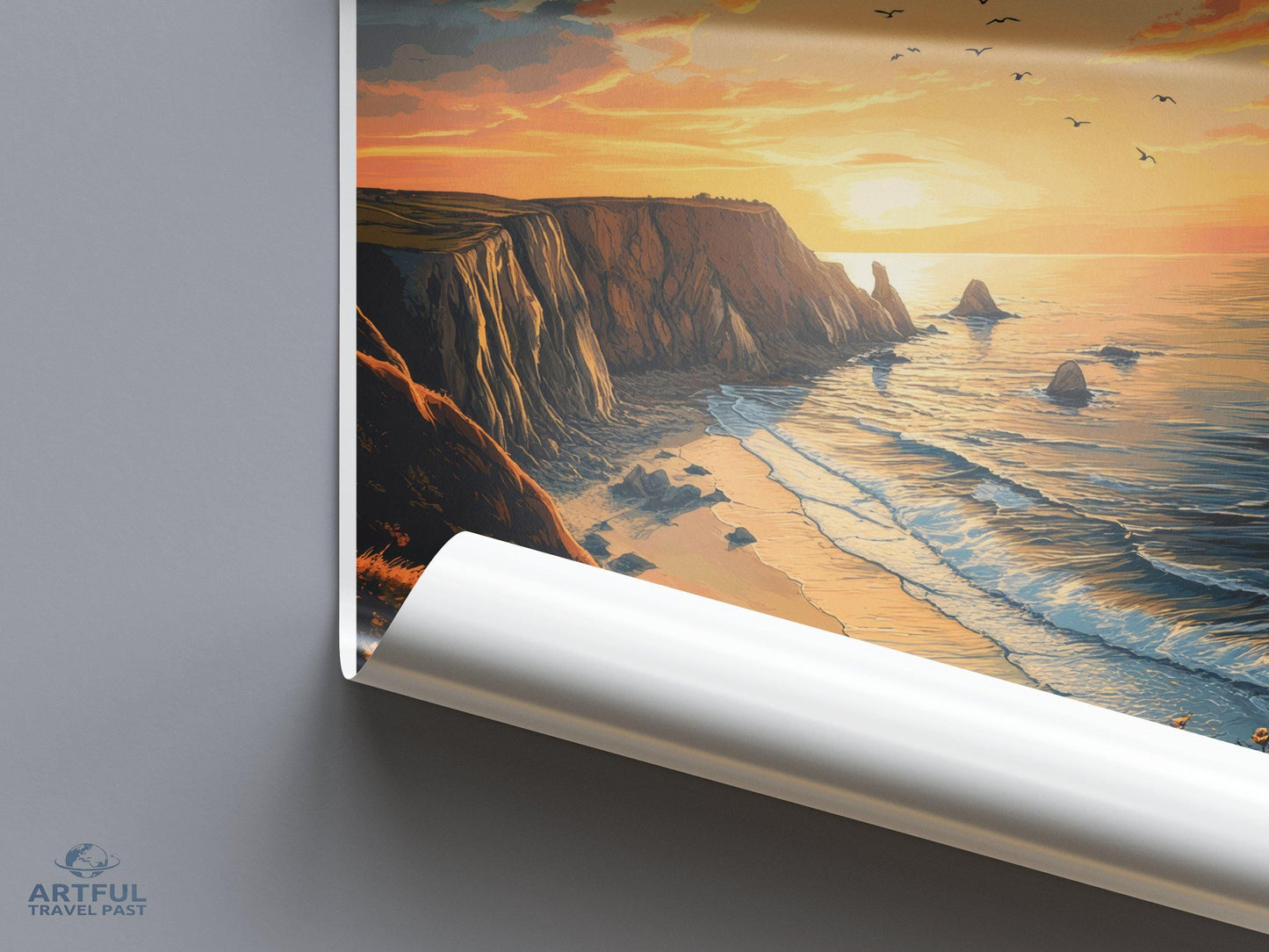 Newquay Poster - Cornwall Wall Art