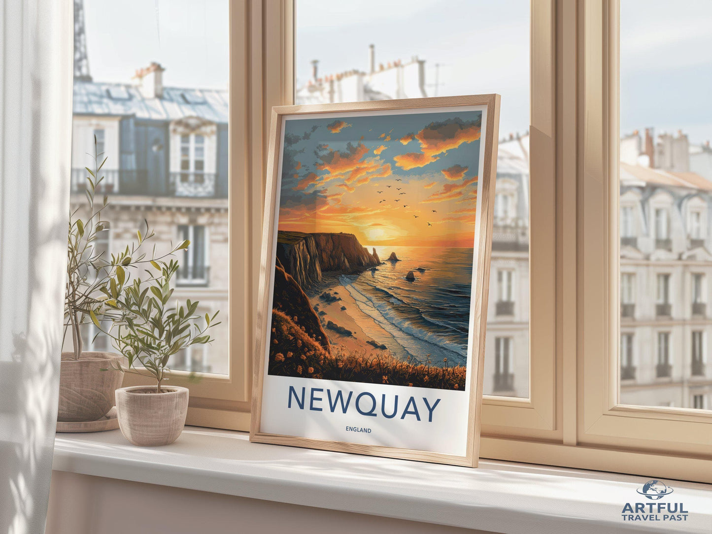 Newquay Poster - Cornwall Wall Art