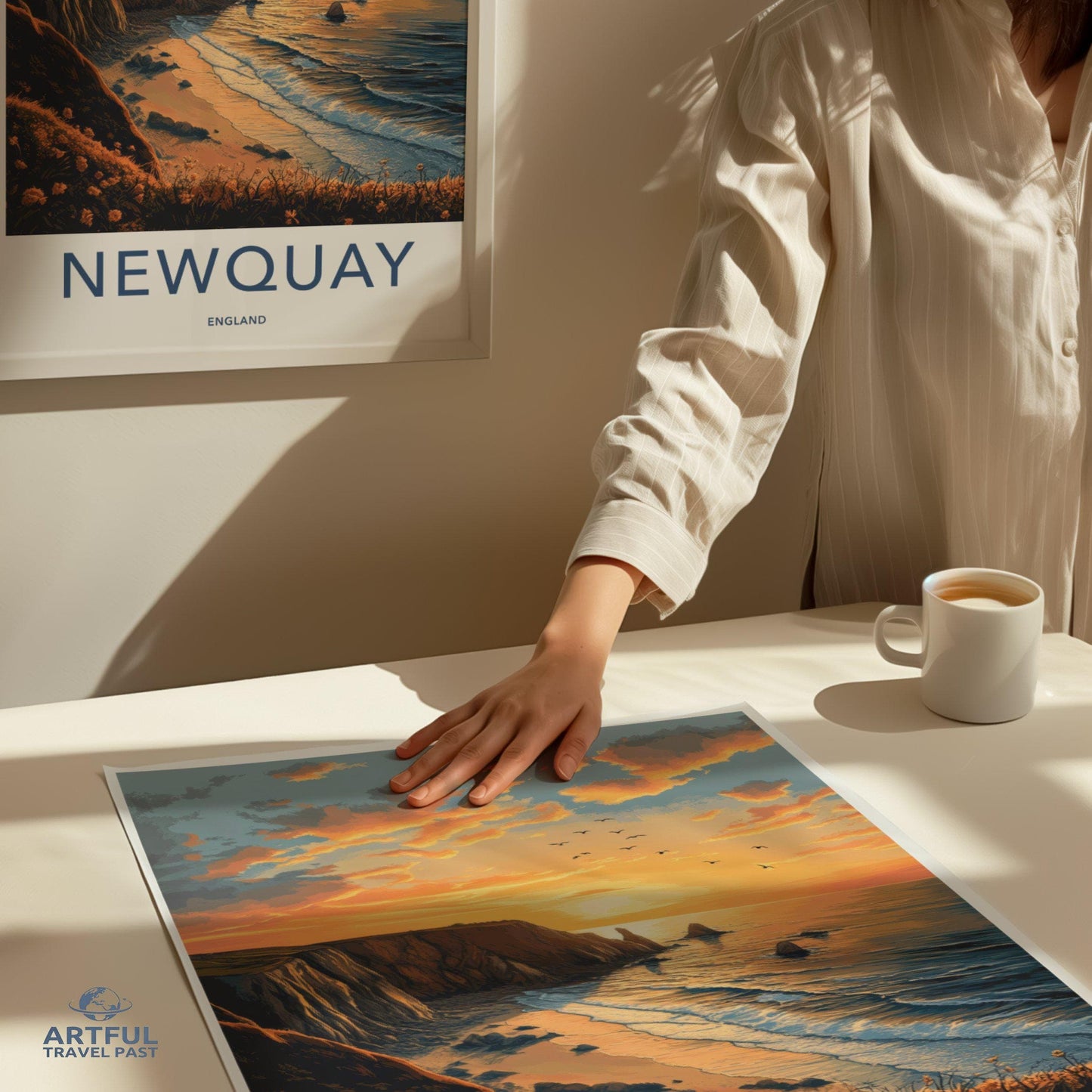 Newquay Poster - Cornwall Wall Art