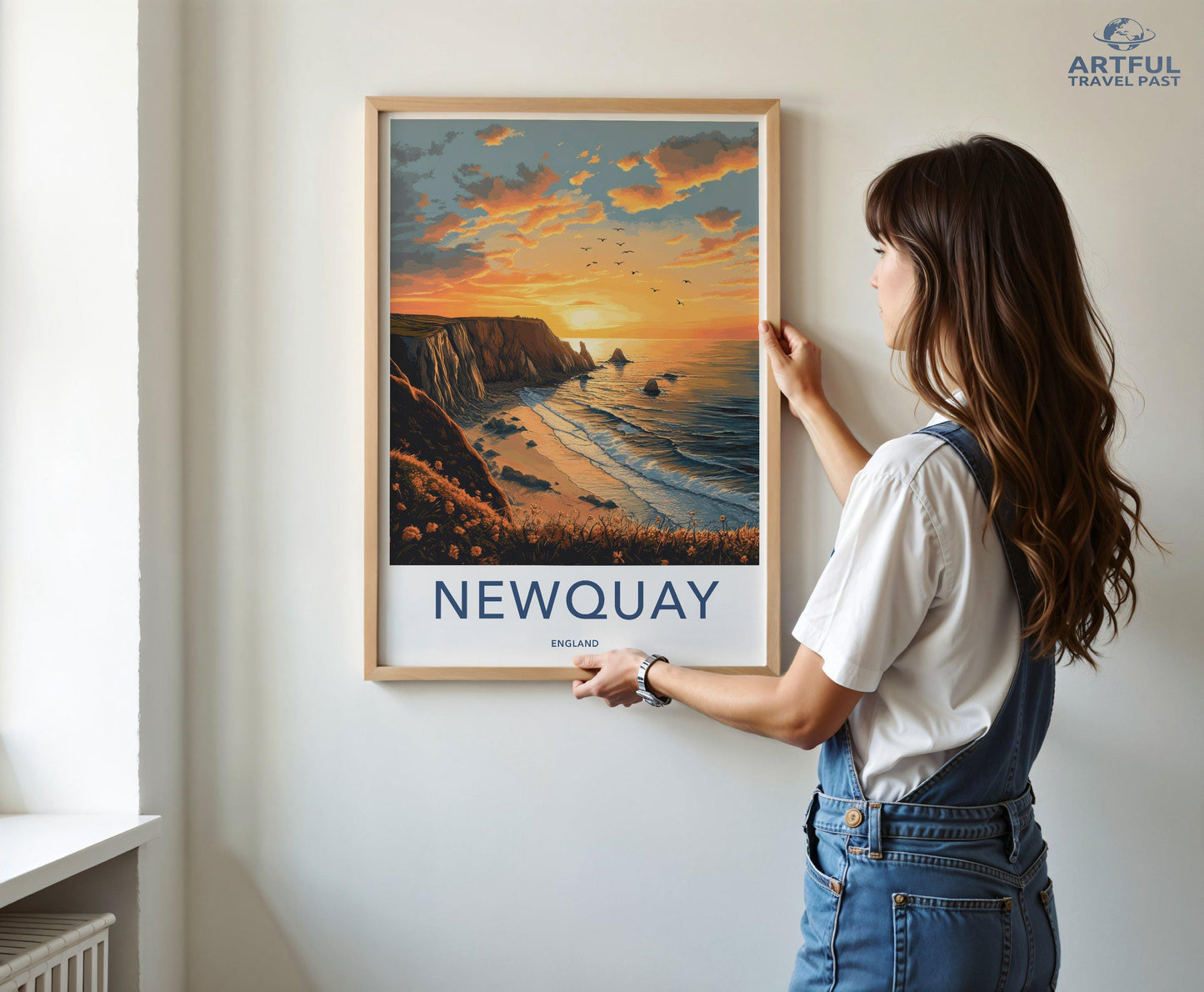 Newquay Poster - Cornwall Wall Art