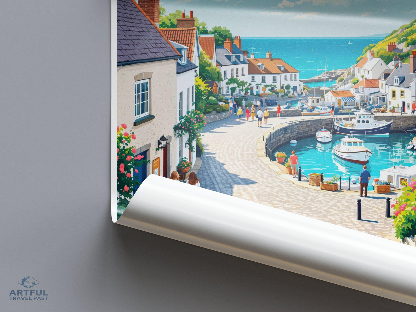 Newquay Poster - England Wall Art