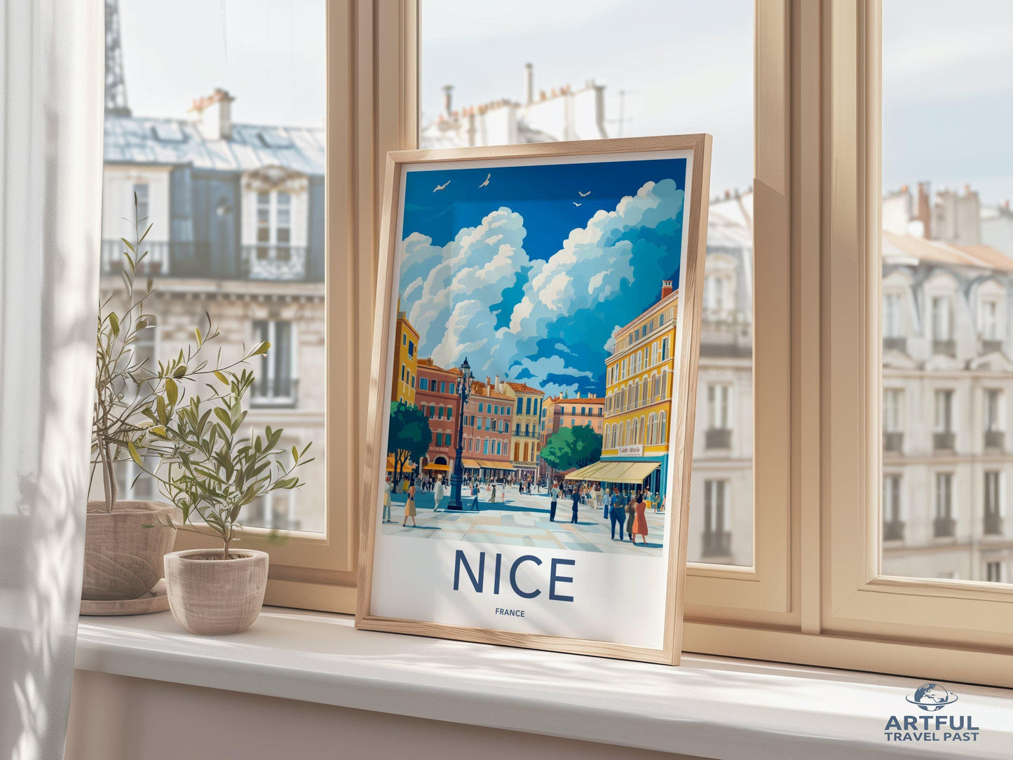 Nice Poster | France Wall Art | Europe Decor