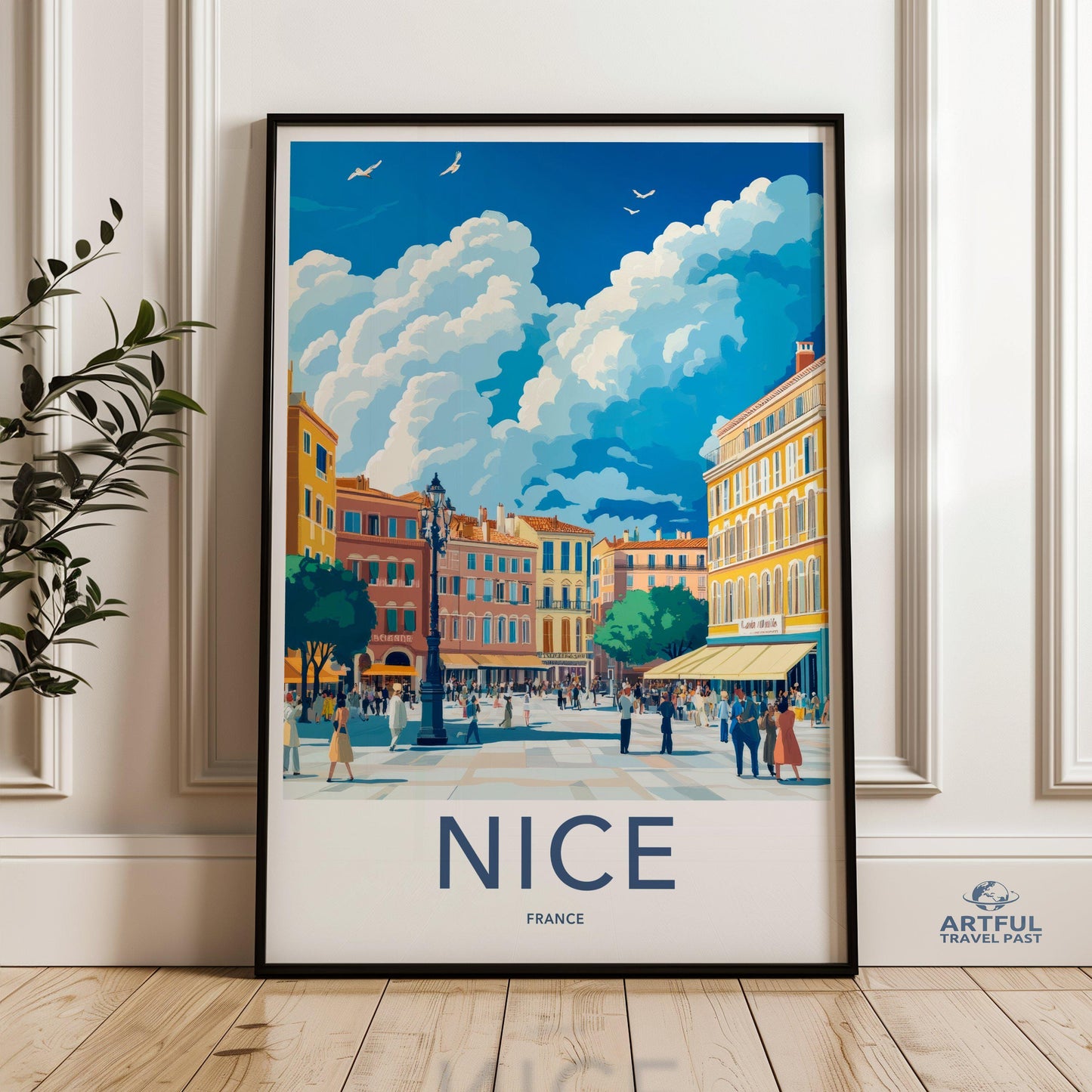 Nice Poster | France Wall Art | Europe Decor