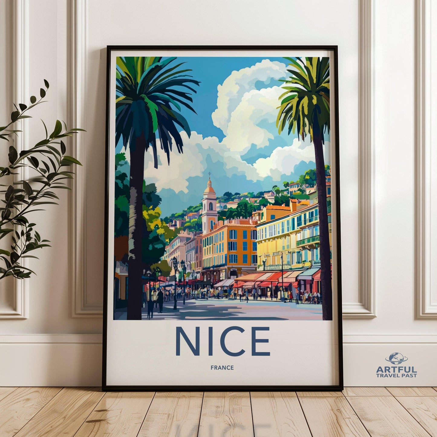 Nice Poster | France Wall Art | Europe Decor
