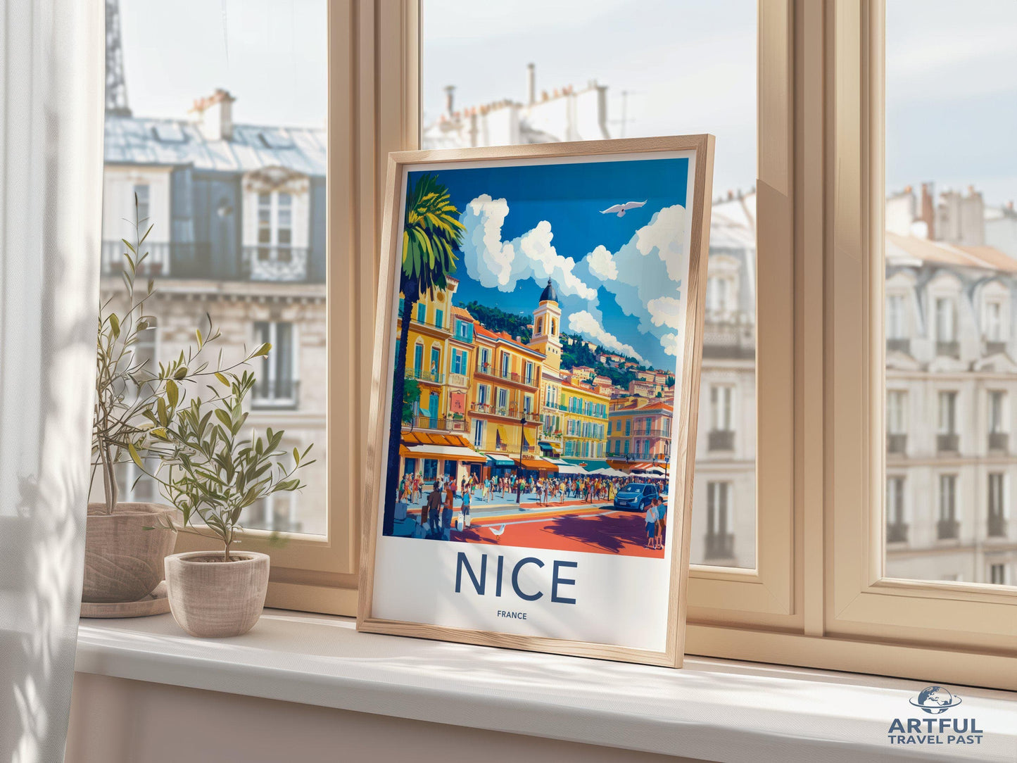 Nice Poster | France Wall Art | Europe Decor