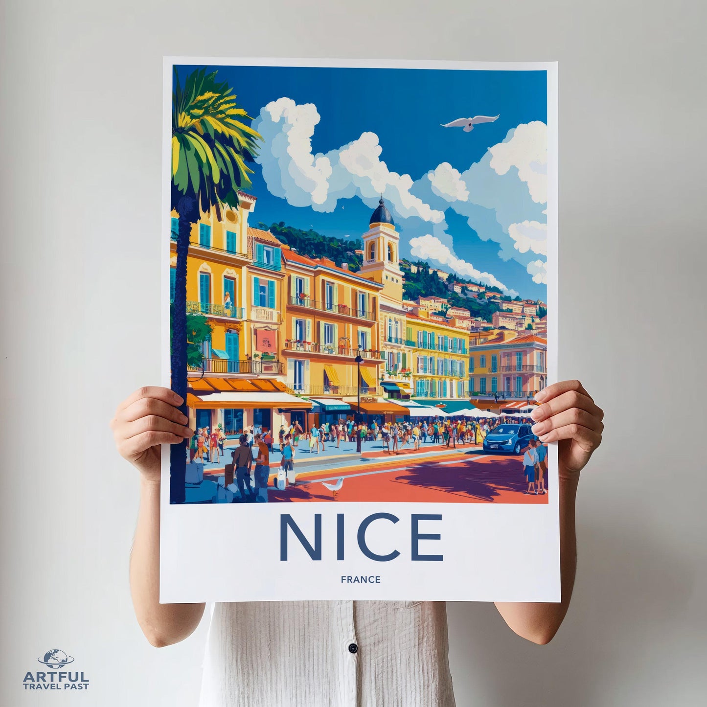 Nice Poster | France Wall Art | Europe Decor